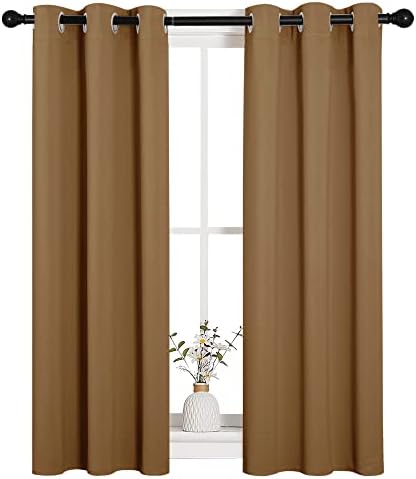 NICETOWN Sleek Blackout Curtains 45 inches Length - Image 2