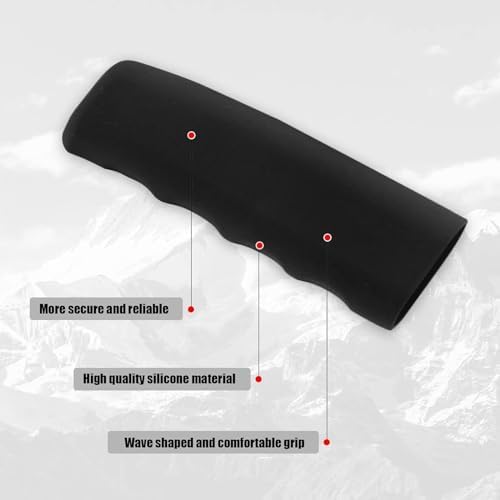 UGSHY Pack-1 Car Handbrake Cover, Wave Shaped Handbrake Protector, Silicone - Image 6
