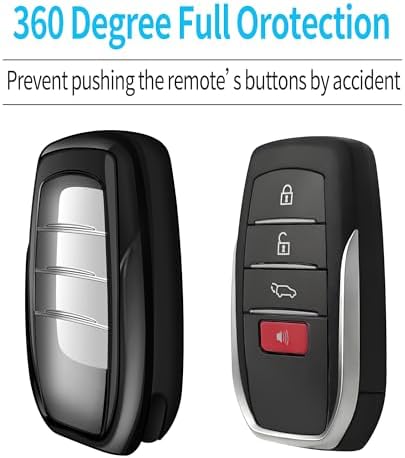 Key Fob Cover with keychain Compatible with Toyota 2025-2026 Camry 4Runner - Image 4
