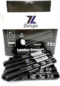 Zeluga 4.7in. x 0.47in. Hex Shape Industrial Lumber Marking Crayons by Zeluga