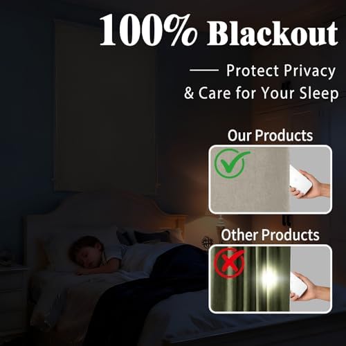 100% Self Adhesive Blackout Curtains- Stick on Curtains Shades Window Blinds - Image 2