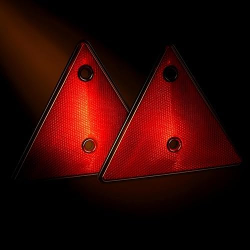 2-Pack Safety Reflector Warning Sign Triangle Reflectors - Image 7