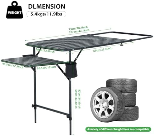 Nice C Metal Camping Table Height Adjustable - Image 3