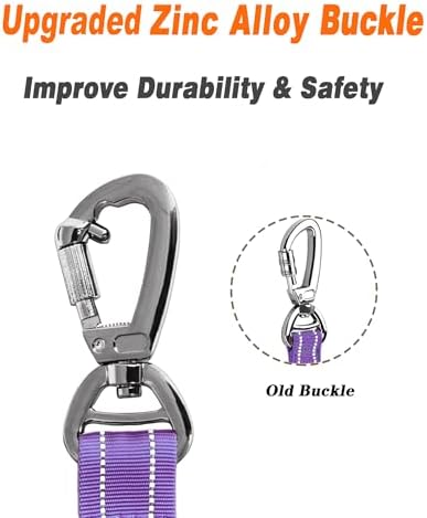 AUBELL Tactical Dog Leash Heavy Duty, 4-6ft No Pull Bungee Leash - Image 2