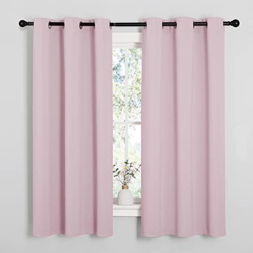 NICETOWN Baby Pink Blackout Curtains - Image 2