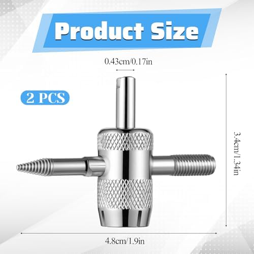 2 Pcs 4-Way Valve Stem Tool 4-in-1 Valve Core Tool Tire Valves Stem Puller Tyre - Image 2