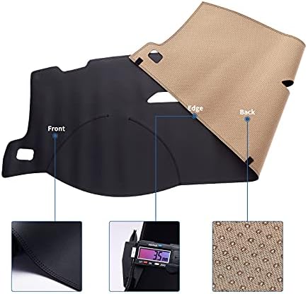 Dashboard Dash Mat Cover Leather Dashboard Pad Sun Protection Compatible - Image 4