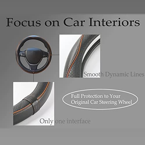 Car Steering Wheel Cover, Breathable, Heavy Duty, Full Surround, Sports Style - Image 6