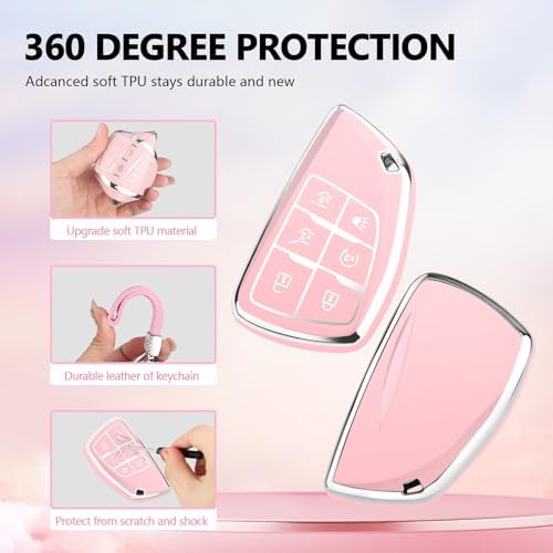 for Chevy Key Fob Cover, 6 Button TPU Protection Case - Image 4