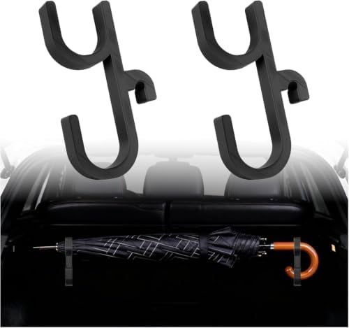 2PCS Car Umbrella Holder with Double Hook Design by Unknown