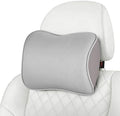 Aukee Car Headrest Pillow Car Memory Foam Car Neck Pillows Soft Leather by au-kee
