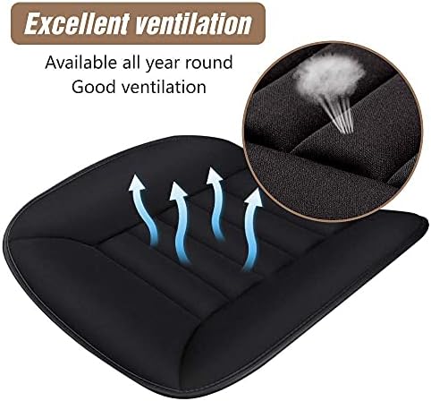 MYFAMIREA Car Seat Cushion Pad 1.2" Thick Comfort Seat Protector - Image 3