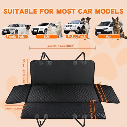 Dog Car Seat Cover, Back Seat Extender - Image 3