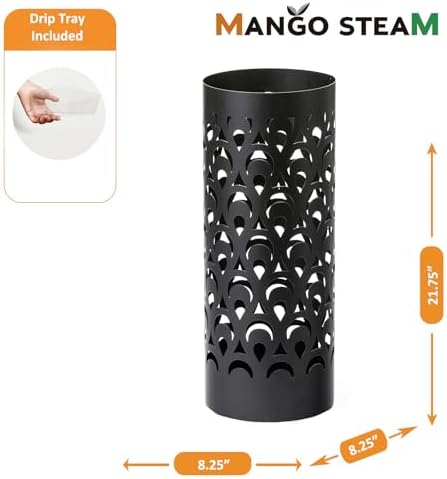 Mango Steam Tall Round Umbrella Holder 21.75 Inches Tall - Image 6