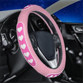 Ventilated Heart-Shaped Steering Wheel Cover by ESALFAUTO