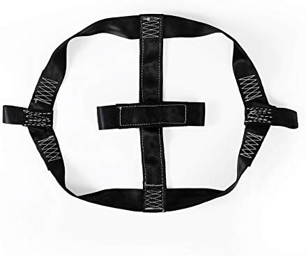 MOTO4U Universal Motorcycle Rear Wheel Tie Down Strap in Black - Image 3