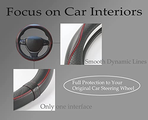 Car Steering Wheel Cover, Breathable, Heavy Duty, Full Surround, Sports Style - Image 6