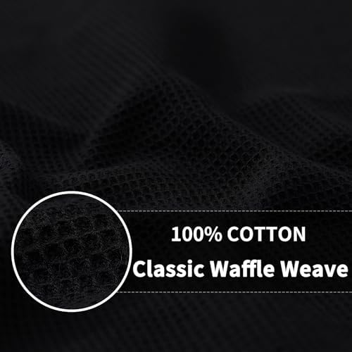 Homaxy 100% Cotton Waffle Weave Dish Cloths, 8 Pack - Image 2