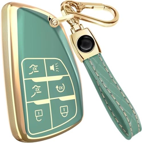 Lucrum Compatible with Chevy, Buick Key Fob Cover & Keychain by Lucrum