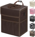 Capolo Car Trash Can with Lid, Leakproof Car Garbage Can Car Trash Bag by Capolo