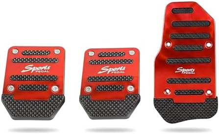 3 PCS Car Pedals Pads, Anti-slip Design, Manual Transmission Accelerator Brake by Unknown