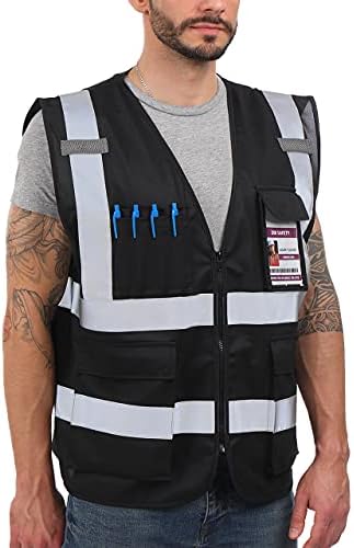Dib Safety Hi Vis Reflective Safety Vest by HighVisibilityWorkwear