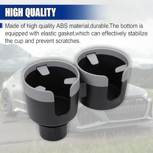 Car Double Cup Holder Extender, Portable Cup Holders Adapter, Universal Car - Image 3