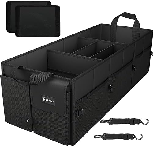 Sposuit Large Trunk Organizer - 98L Collapsible Car Storage Organizer by Sposuit