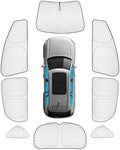 KMF 8pcs Thicken Sun Shade for Ford Focus Hatchback 2014-2018 Accessories by KMF