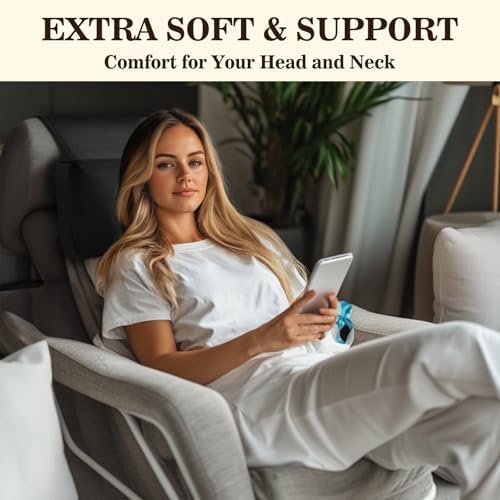 Recliner Headrest Pillow, Adjustable Comfort Neck & Head Support Pillow - Image 2