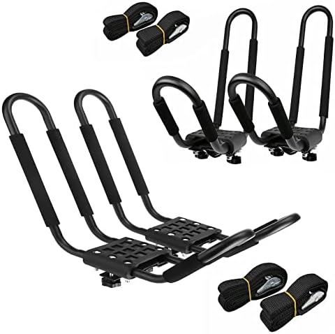 Generic J Bar Roof Rack, Complete Kayak Mount Set - Image 5