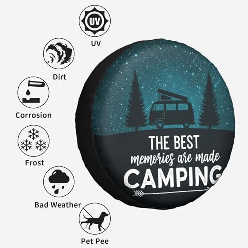 Starry Night Camper Spare Tire Cover - Image 6