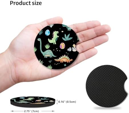 2 Packs Car Coasters for Cup Holders, Keep Cup Holders Clean and Dry, Drink Cup - Image 4