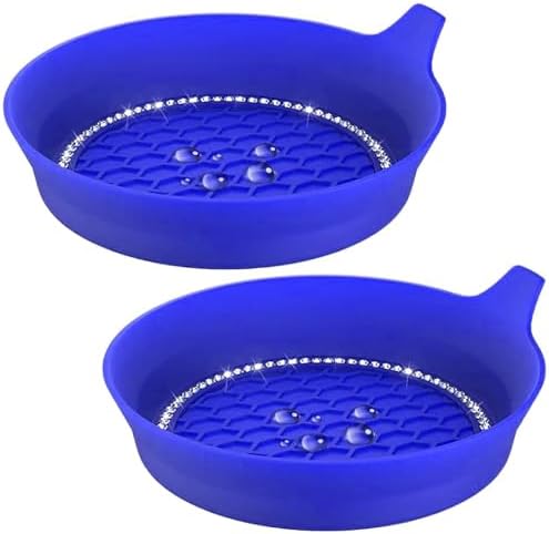 2 PCS Car Cup Coasters, Bling Cup Holder Coaster by BFXM
