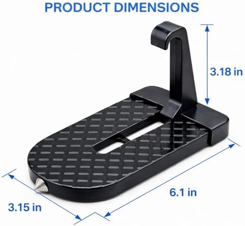 Universal Car Door Step, Foldable Aluminum Alloy Door Latch Step - Image 6