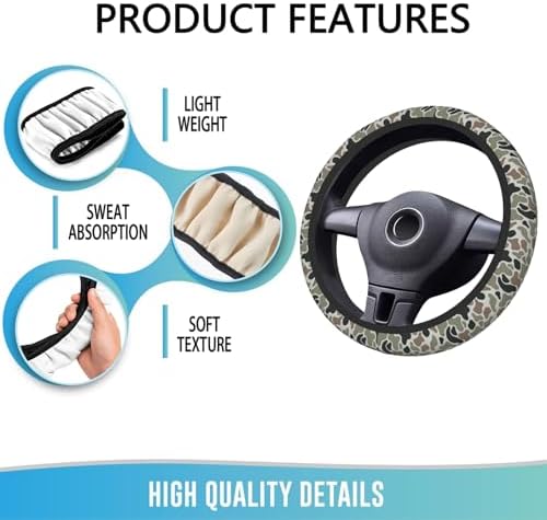 Steering Wheel Cover 15 Inch Breathable Anti Slip - Image 5