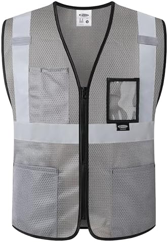 JKSafety Safety Vest for men women Hi Vis Vest by JKSafety