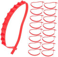 20 Piece Reusable Rubber Zip Tie Tire Snow Chains by Unknown