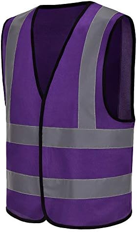 AYKRM 12 colour High visibility viz vest hi vis viz reflective work by AYKRM
