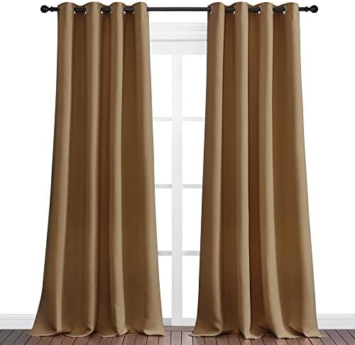 NICETOWN Sleek Blackout Curtains 120 inches Length - Image 2