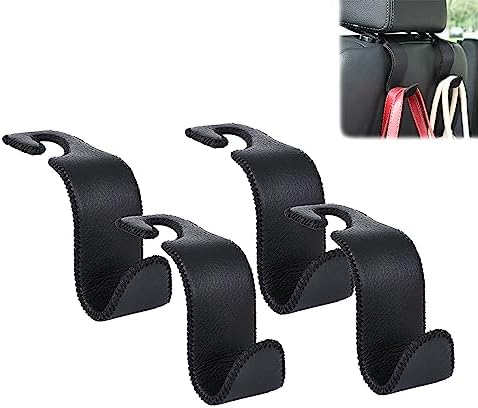 Car Seat Headrest Hook 55lb Heavy Duty Metal Hanger by Amooca