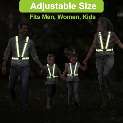 Reflective Vest Running Gear, 2-10Pack High Visible Safety VES - Image 4