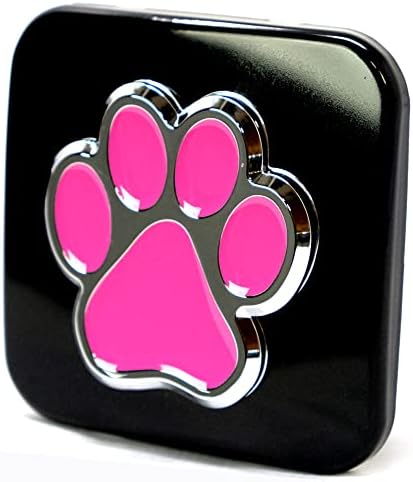 Bear Dog Paw Foot 3D Emblem Trailer Hitch Cover Tube Plug by LFPartS