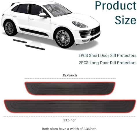 Car Door Sill Protector, Universal Waterproof Edge Guard - Image 2