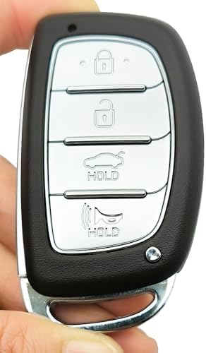 4 Button Replacement Key Fob Cover fit - Image 2