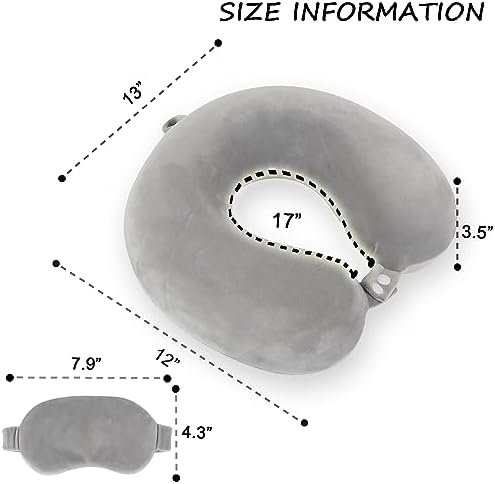 Sexysamba Pure Memory Foam Travel Pillow Set - Image 2
