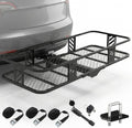 56 X 24 X 7 Inch Foldable Hitch Cargo Carrier by LYSAUGLAT