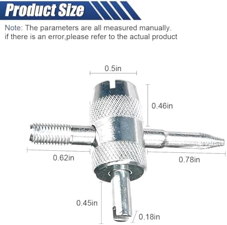 4-Way Valve Core Tool, 4-in-1 Tire Repair Wrench Puller - Image 2