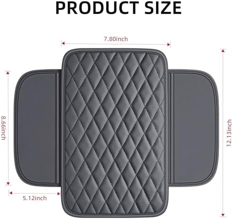 Leather Waterproof Car Armrest Console Pad - Image 5