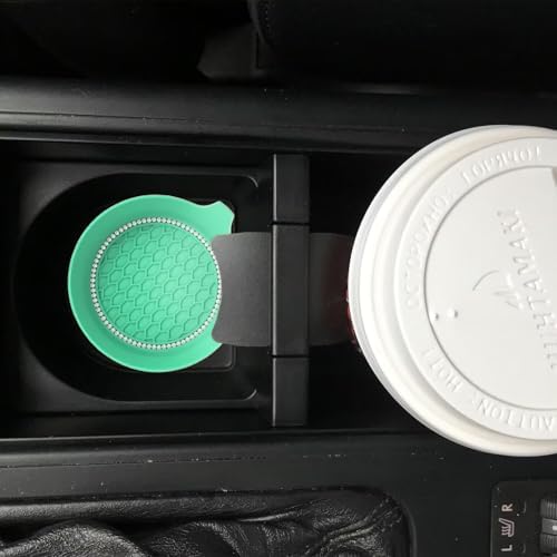 2 PCS Car Cup Coasters, Bling Cup Holder Coaster - Image 2